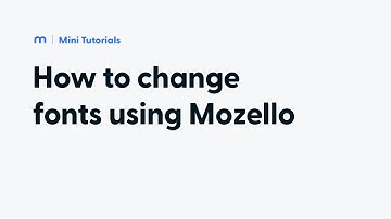 How to change website or online store fonts using Mozello