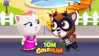 Talking Tom D Run Android Gameplay - Princess Angela Medieval World 2018