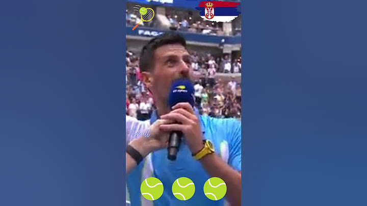 Novak Djokovic Peva