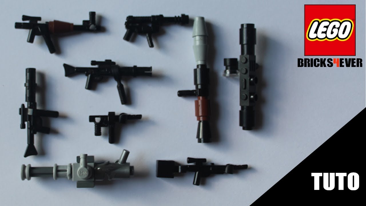 Un Gros Plan D'un Groupe De Soldats Lego Avec Des Armes Génératrices Ai