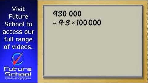 Scientific notation with larger numbers