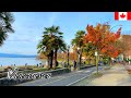 🇨🇦Vancouver Autumn Walk - English Bay Beach - 【4K 60fps】