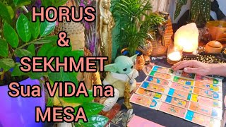 HORUS &amp; SEKHMET SUA VIDA NA MESA COM OS DEUSES EGIPICIOS