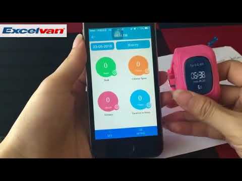 Montre GPS connecté pour enfant avec localisation et touche SOS