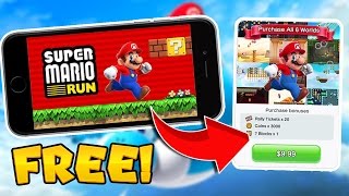 How to Get SUPER MARIO RUN FOR FREE! (FULL GAME) - UNLOCK ALL 6 WORLDS and LEVELS screenshot 5
