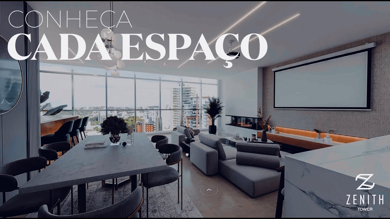 CONHEÇA A AMPLITUDE E SOFISTICAÇÃO DE CADA ESPAÇO DO SEU NOVO ZENITH TOWER