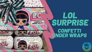 LOL Surprise Confetti Under Wraps Full Case Unboxing | TadsToyReview