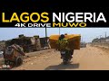 Lagos Nigeria driving in Tedi Muwo 4k ultra HD - travel to Africa in 2021