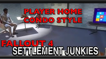 FALLOUT 4 SETTLEMENT JUNKIES PLAYER HOME CONDO STYLE