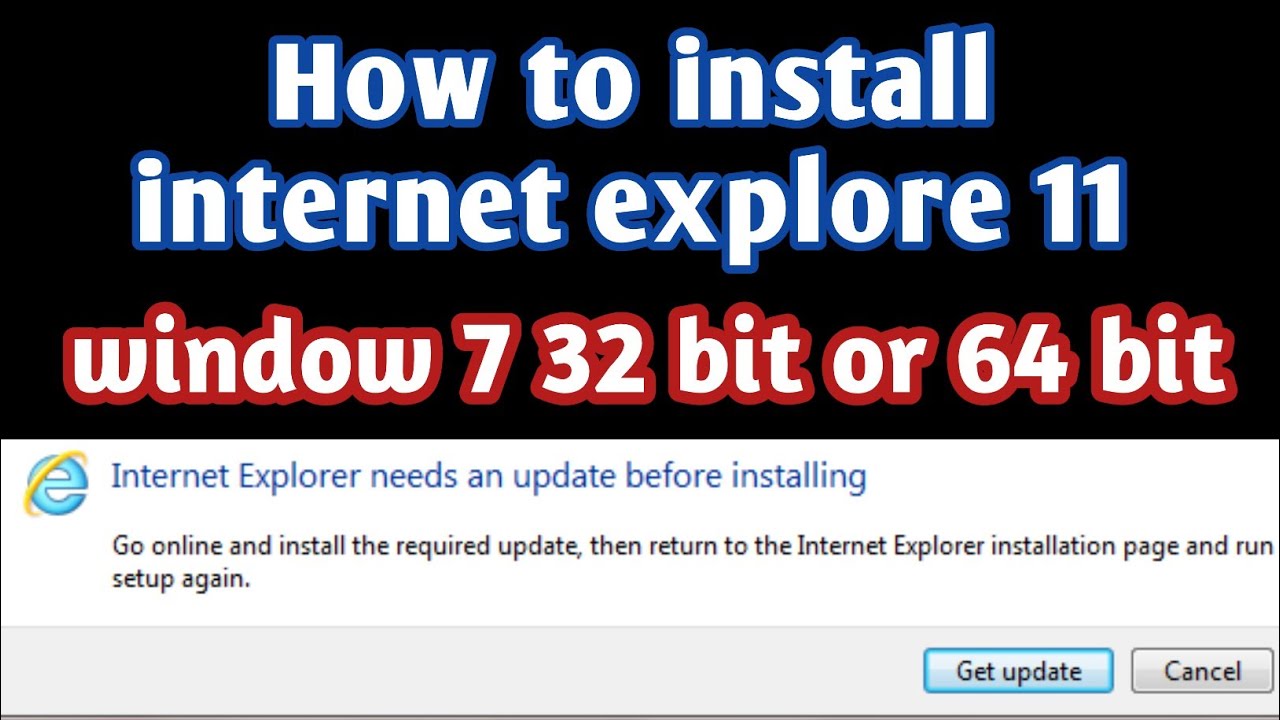 download internet explorer 11 for windows 7 ultimate 64 bit