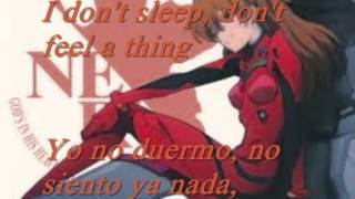 Video thumbnail of "Evangelion Thanatos - If I can't be yours/lyrics sub español"