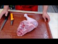 Recette Boucherie Charcuterie - Préparation d'une cuisse de Dinde en rôti