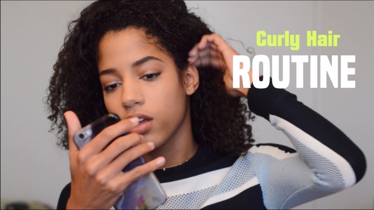 My Curly Hair Routine For Keratine Treated 3c 4a Curls Agadir