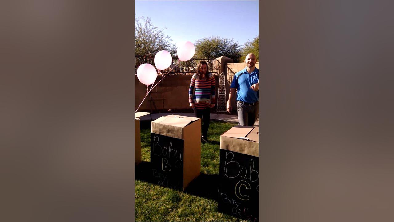 Gender reveal of the Mead Quadruplets YouTube