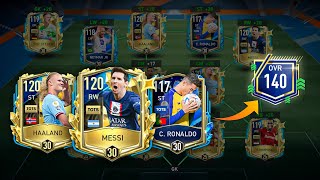 My Team 140 OVR! We Have Messi 120 Rated, Haaland, Ronaldo! FIFA Mobile 23