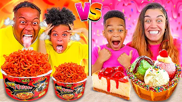 SWEET VS SPICY FOOD CHALLENGE 🌶️