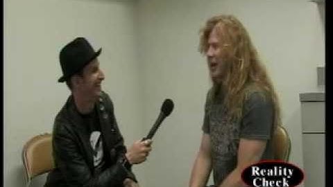 Dave Mustaine(Megadeth) on Reality Check TV (2010)