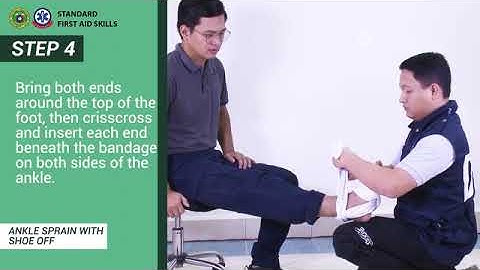 Ankle Sprain Shoe Off