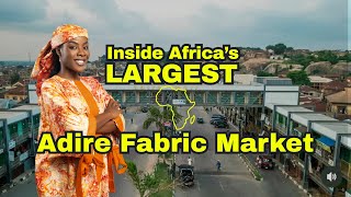 Market Tour - Largest fabric Market in Nigeria/ Africa - Adire  Market Vlog