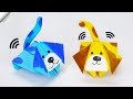 Jumping paper dog | Moving paper toys easy