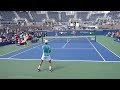 Tsitsipas v Coric 2022 US Open practice, 4K