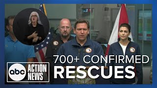 Governor Ron DeSantis talks about Ian recovery efforts in the state