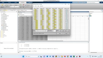 ANFIS modelling steps in MATLAB