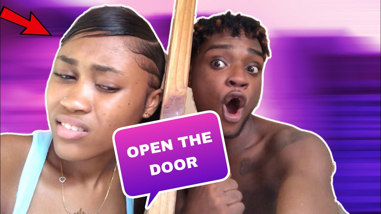 CHEATING WITH THE DOOR LOCK PRANK ON GIRLFRIEND!! 