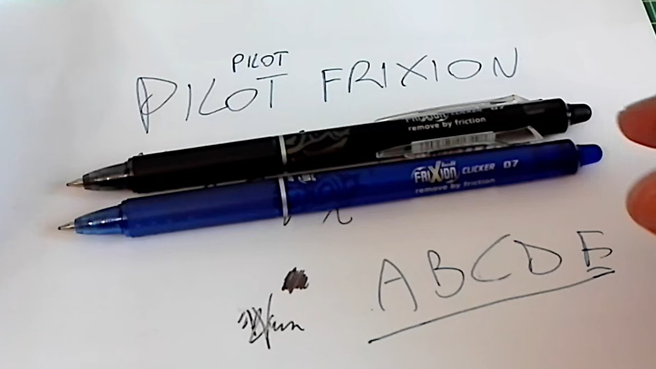 Pilot Frixion penne cancellabili, prova completa e video recensione 