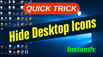 How to Hide Desktop Icons in Seconds (Real Quick and Easy)