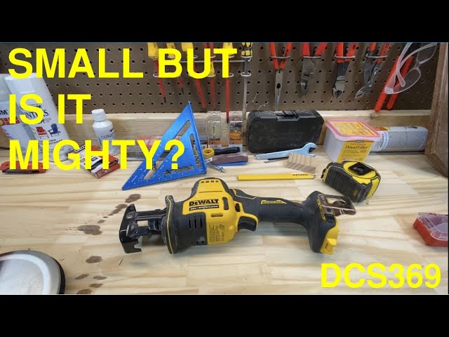 Sierra reciproca/sable DeWalt DCS312B, 12 Volts xtreme! Sub compacta!  Reseña en español! 