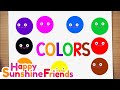 Colors for children Toddlers Kids | Colors Songs video | Black, purple, orange and more