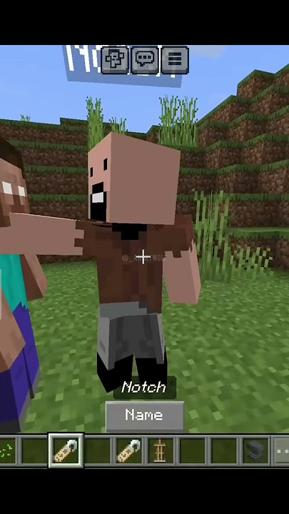 Herobrine Vs Notch In Minecraft