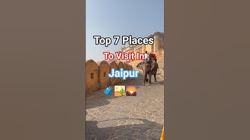 Top 7 Places To Visit In Jaipur 🔥| #Travel #shorts #jaipur #india #sehar  Travelwithnirbhay