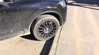 Подъезд к поребрику на автомат коробке. Подъезд к поребрику на автомат коробке.