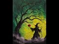 Enchanted Apple Step by Step Acrylic Painting on Canvas for Beginners