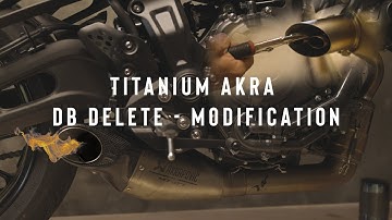 How to DELETE DB KILLER 2021 MT 07 AKRAPOVIC