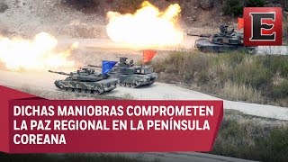 Surcorea y EU ensayan conjuntamente maniobras militares