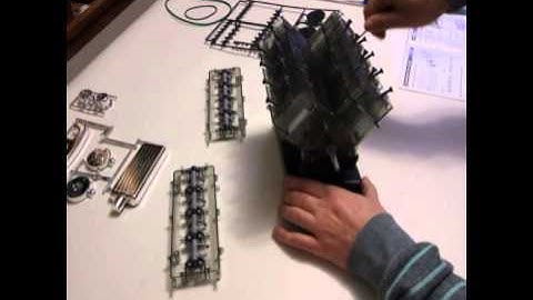 Time lapse build of Haynes V8 Engine Model