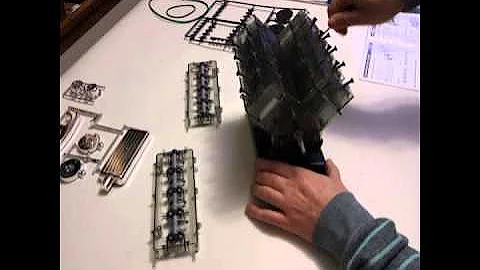 Time lapse build of Haynes V8 Engine Model