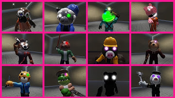 ALL JUMPSCARES in “Piggy Custom Bot & Skins” by @Asasinul23000