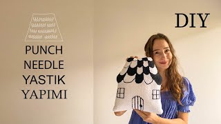 DIY-Punch Nakışı ile Yastık Nasıl Yapılır? / Punch Needle Pillow