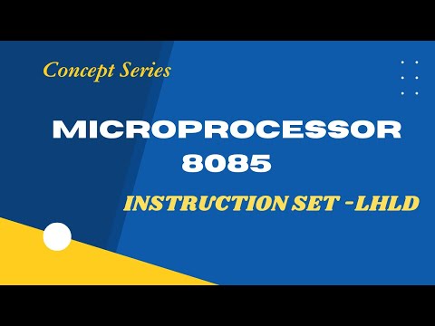 Microprocessor 8085 Instruction Set LHLD