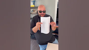 How to fit your whole body thru a sheet of paper *CHALLENGE REVEALED* 😱 #shorts