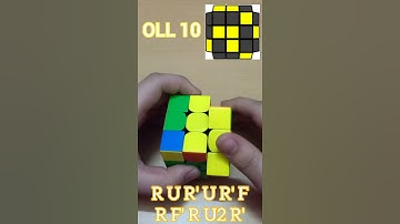 OLL 10 Algorithm | CFOP Method - Rubik 3x3 | Thiên Phúc Cuber Channel #Shorts