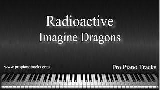 Radioactive - Imagine Dragons Piano Accompaniment Karaoke/Backing Track