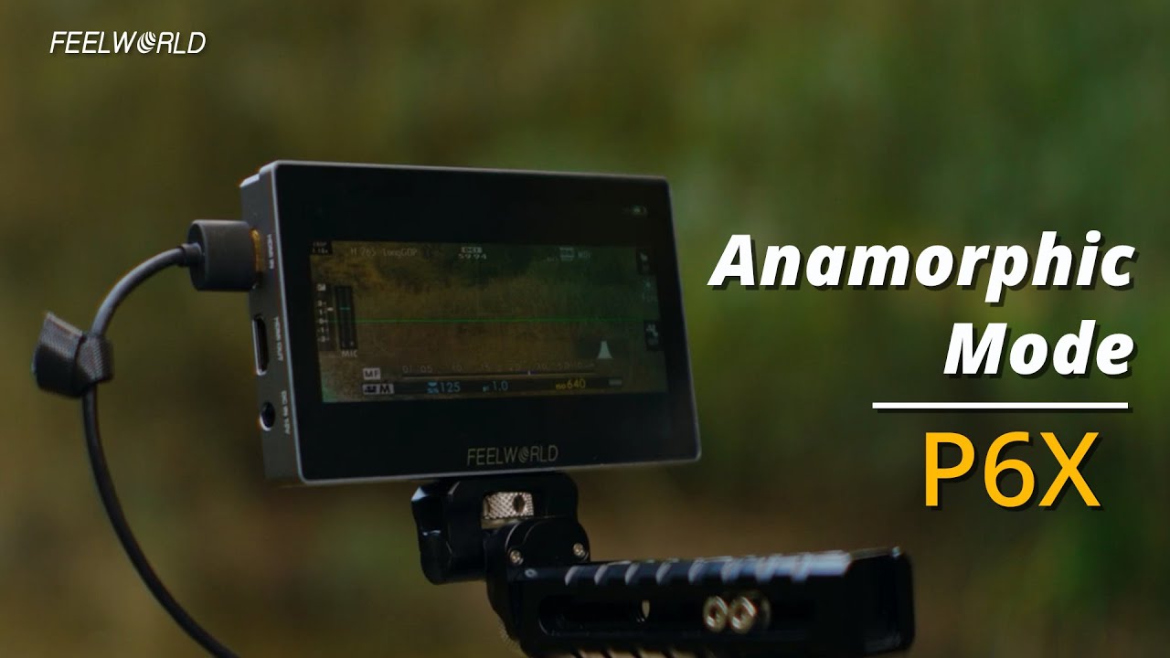 FEELWORLD P6X Aluminium Camera Monitor 5.5-Inch for Videographers