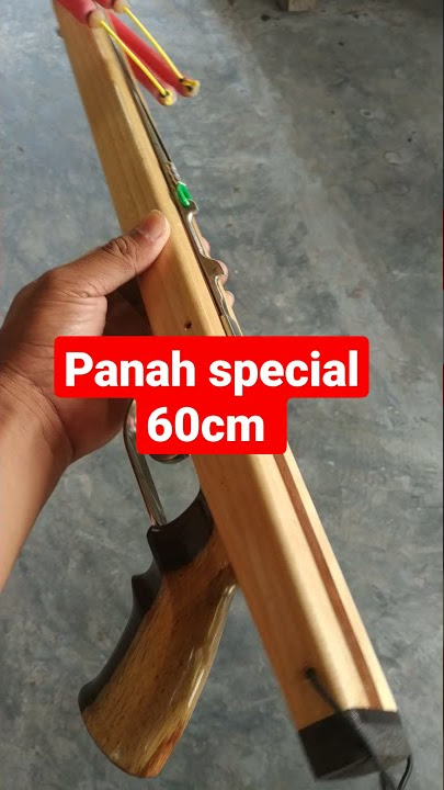 speargun panah ikan 60 cm spearfishing #speargun #panahikan #wood