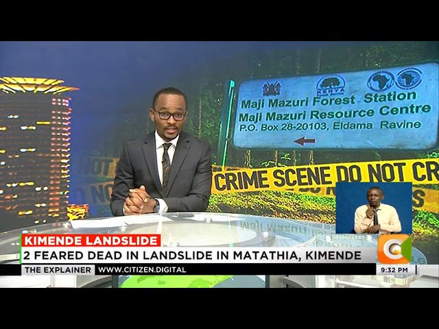 2 feared dead, several trapped In Kimende Landslide class=