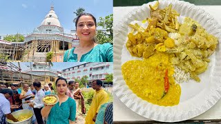 Ramthakur er Ashram a Mon Bhore Pujo Dekhlam r Bhog Khelam🙏 || Ram Thakur Ashram Kolkata